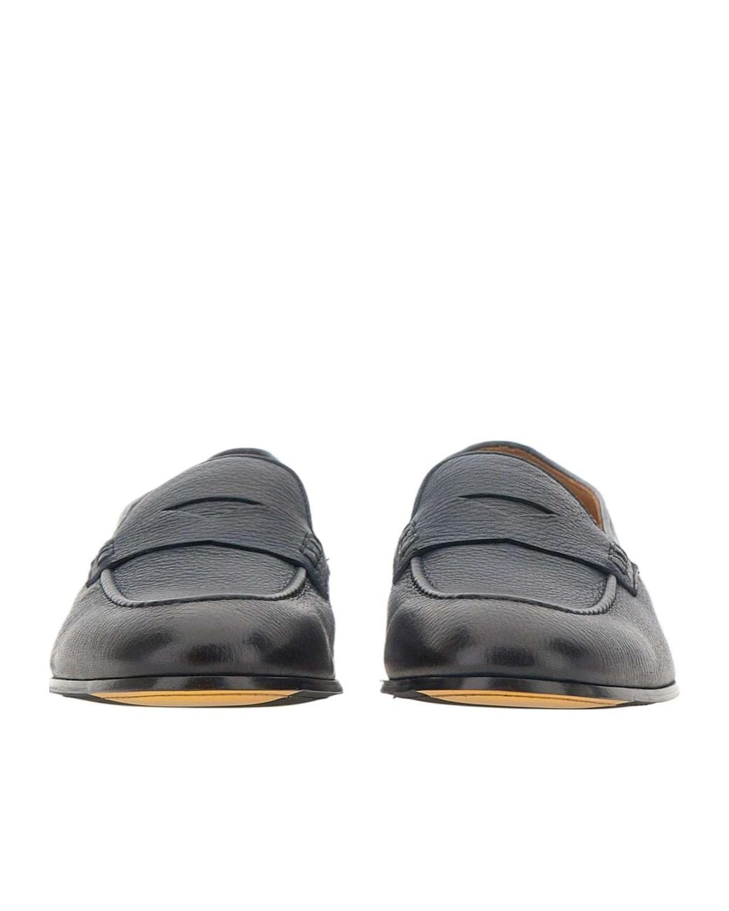 Doucal's Blue Penny Loafers for men