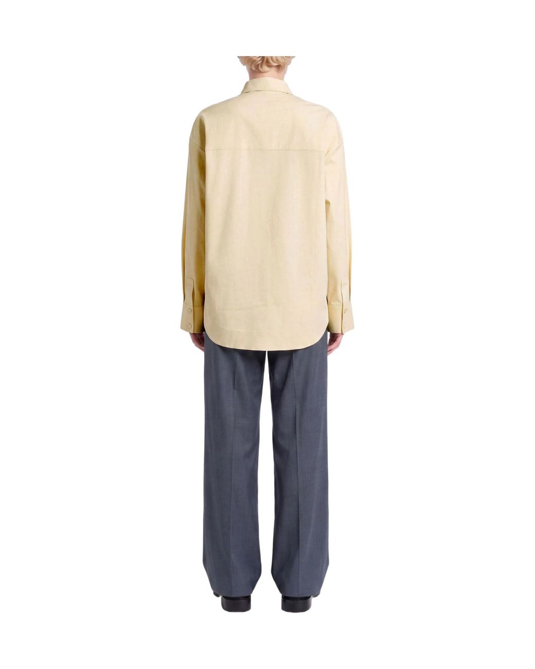 Max Mara Natural Ivory Shirt Polyamide, Elastane