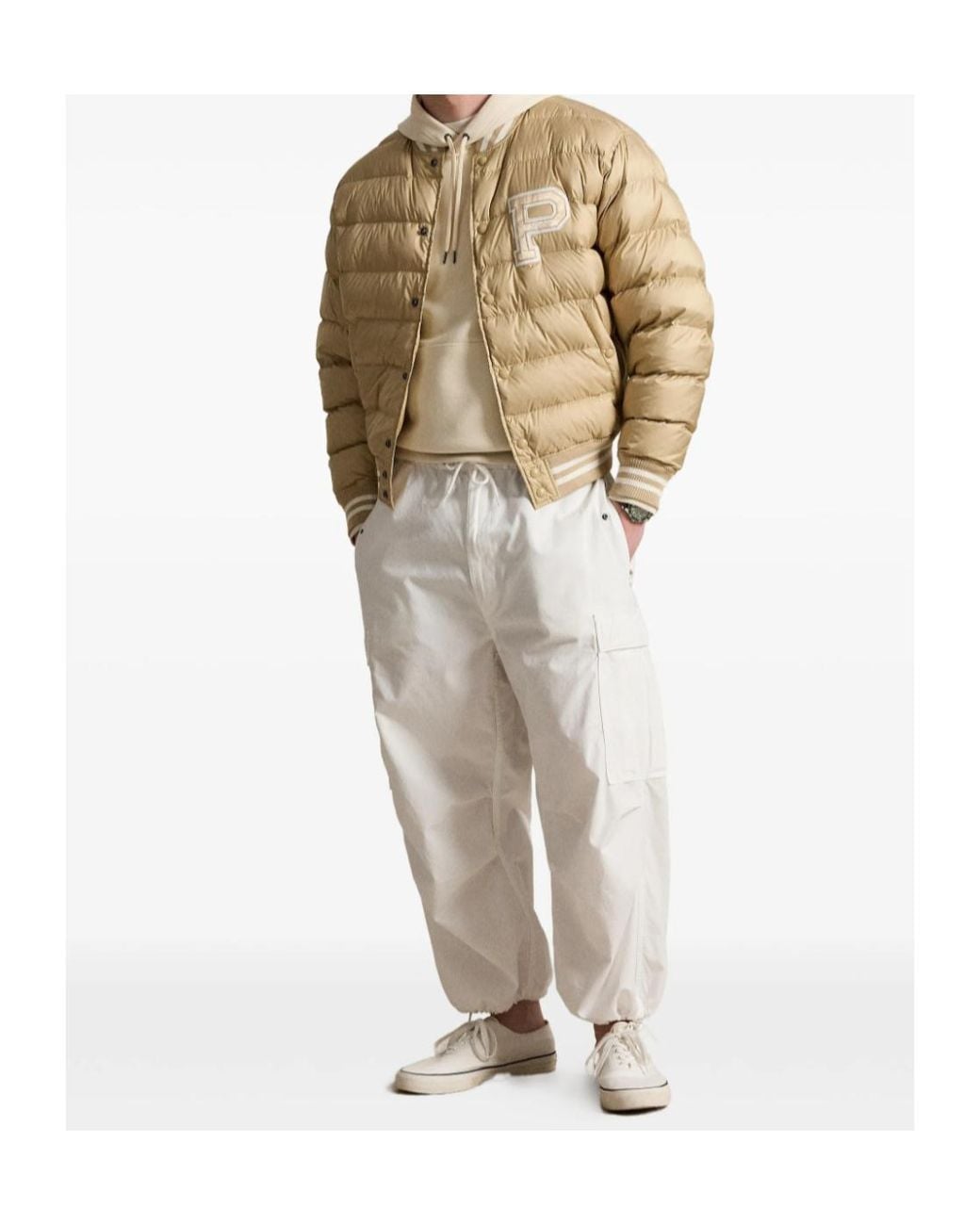 Polo Ralph Lauren Natural Cropped Down Jacket for men