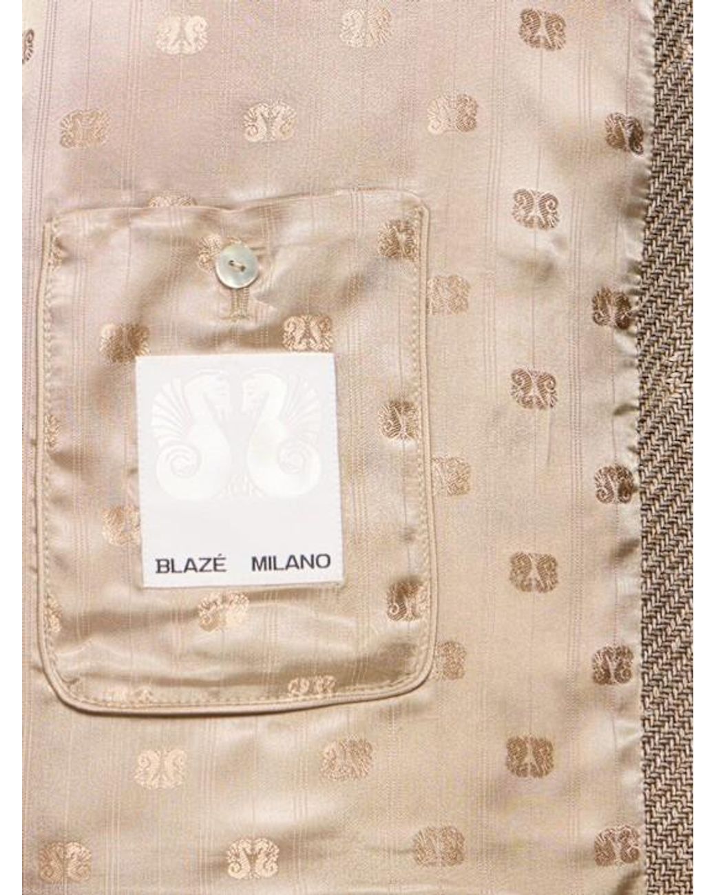 Blazé Milano Brown Single-Breasted Casual Jacket