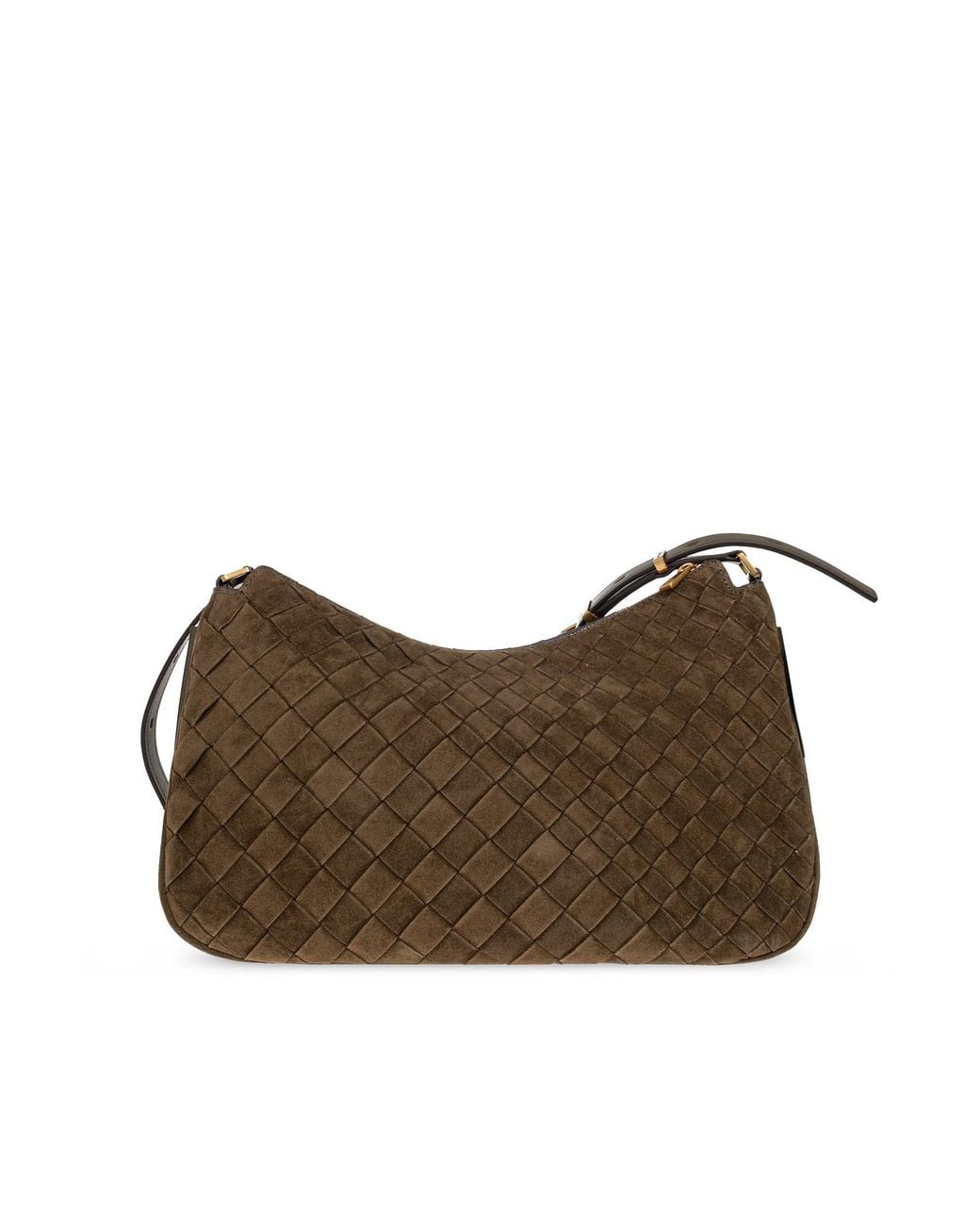 MICHAEL Michael Kors Brown Michael Kors Nolita Woven Shoulder Bag