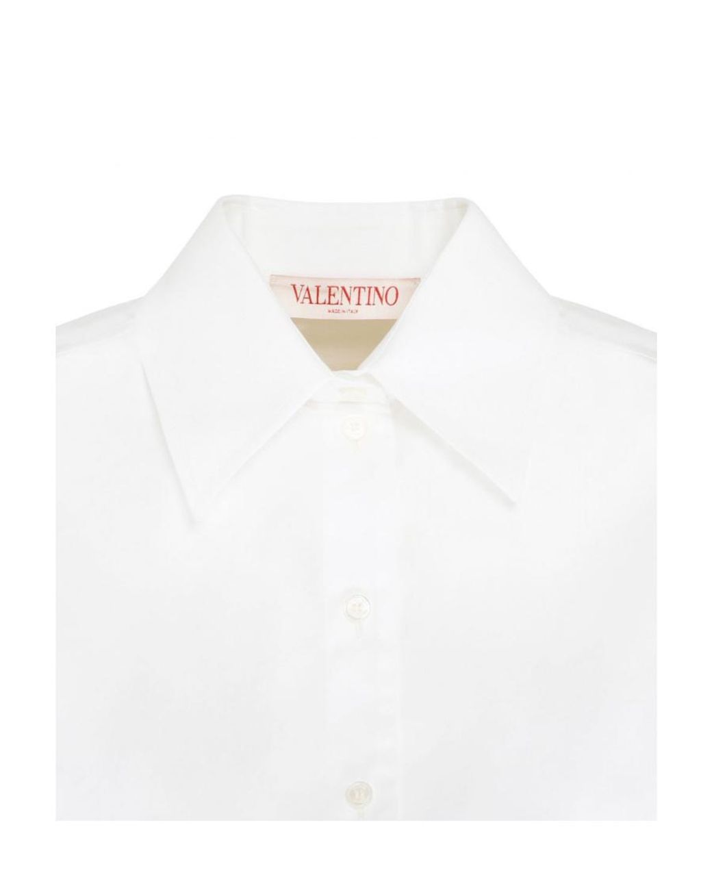 Valentino White Long-Sleeved Shirt