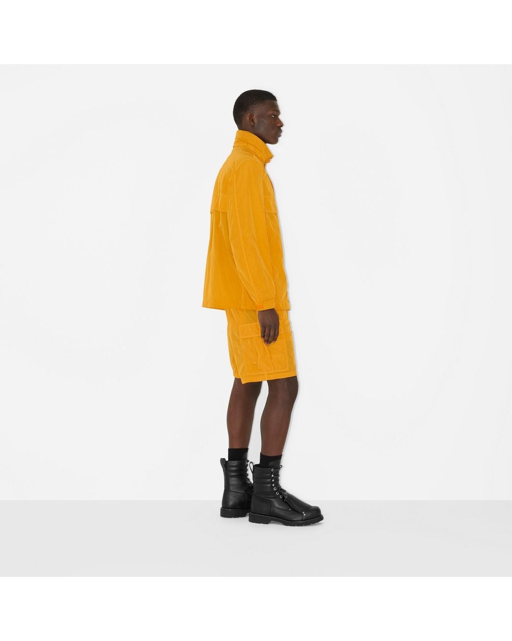 Burberry Yellow Capleton Elasticated Waistband Cargo Shorts for men