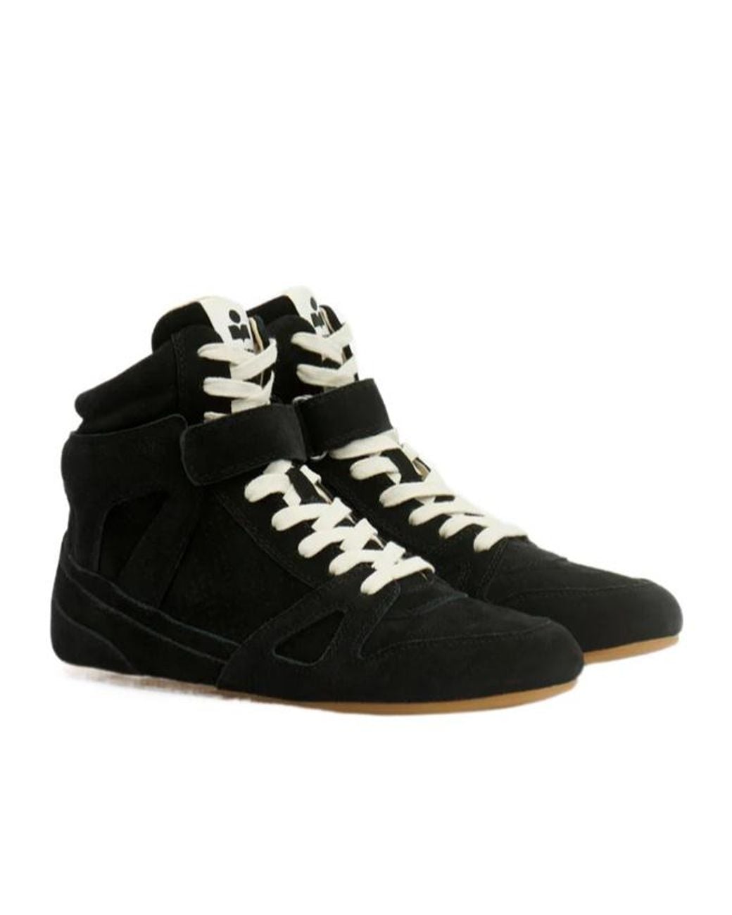 Isabel Marant Black Senny High Sneakers