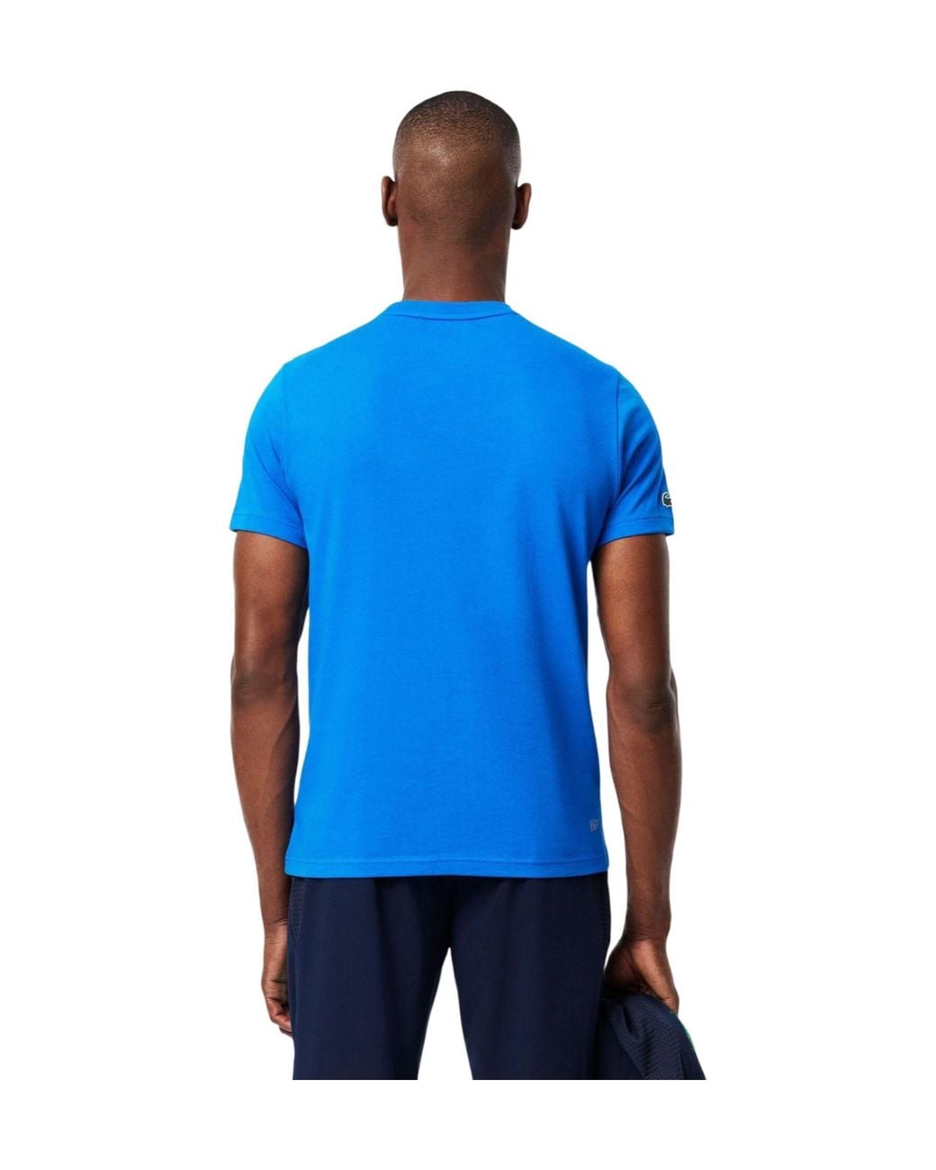 Lacoste Blue Crewneck Shortsleeve Tshirt for men