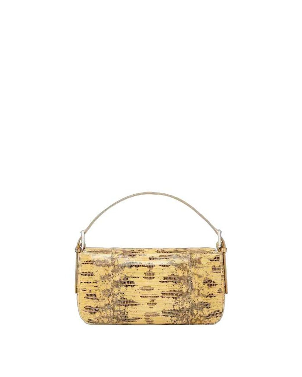Fendi Metallic Baguette Shoulder Bag
