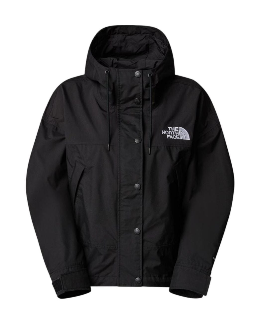 The North Face Black Logo Embroidered Hooded Jacket