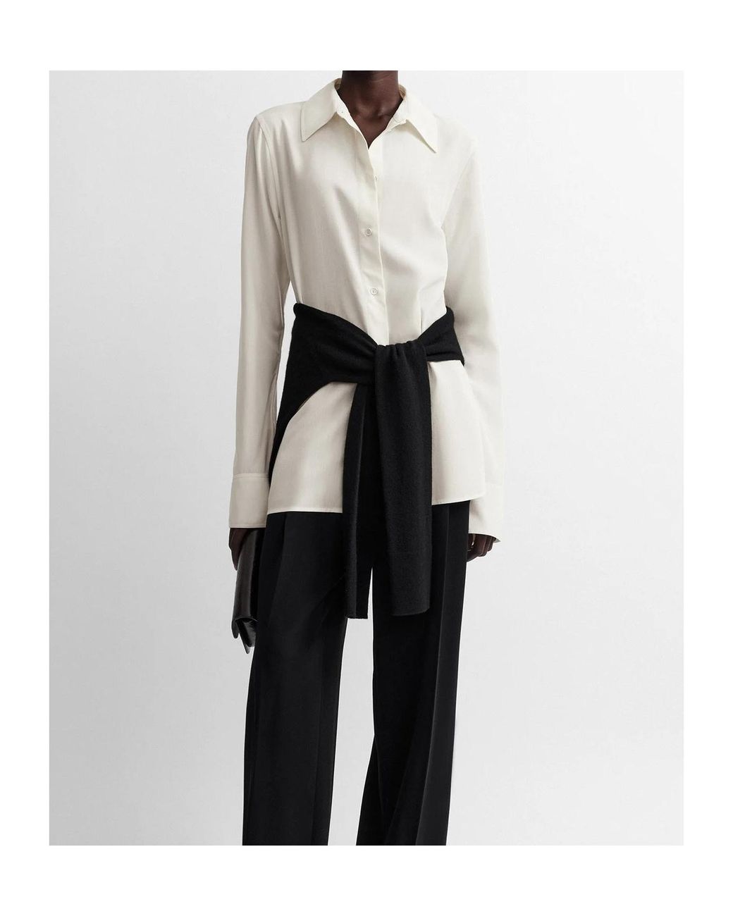 Totême  White Long-Sleeve Shirt