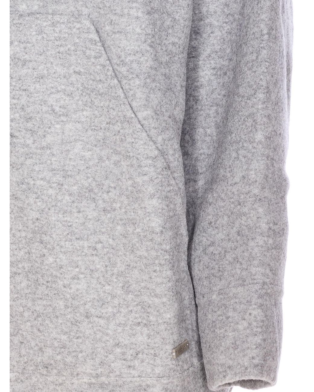 Max Mara Gray Etuania Zip-Up Hoodie