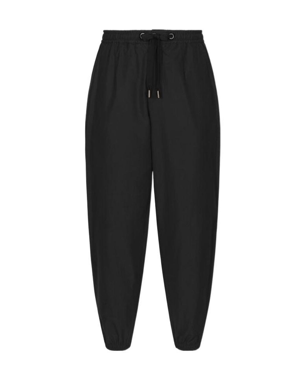 Dolce & Gabbana Black Cotton Jogging Pants for men
