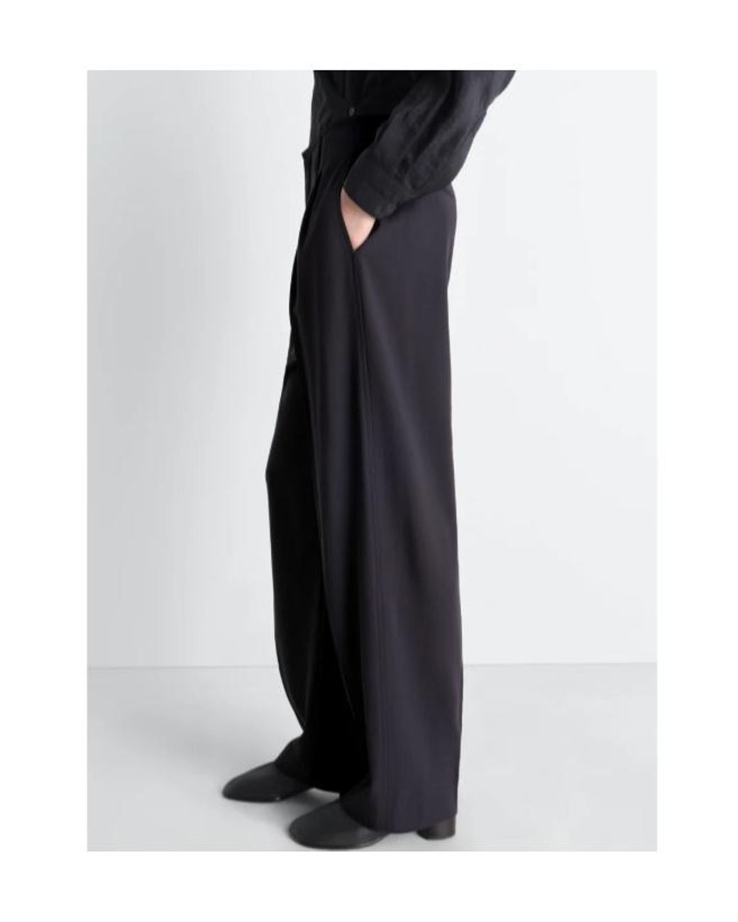 Lemaire Blue Soft Tailored Pants