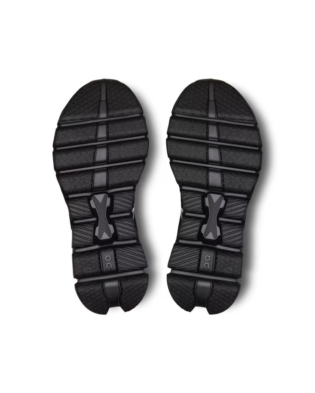 On Shoes Black Cloud X4 Lace-Up Sneakers