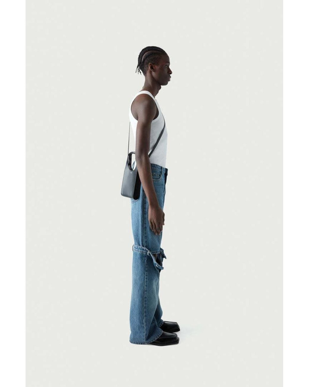 Coperni Blue Multi-Pocket Denim Trousers for men
