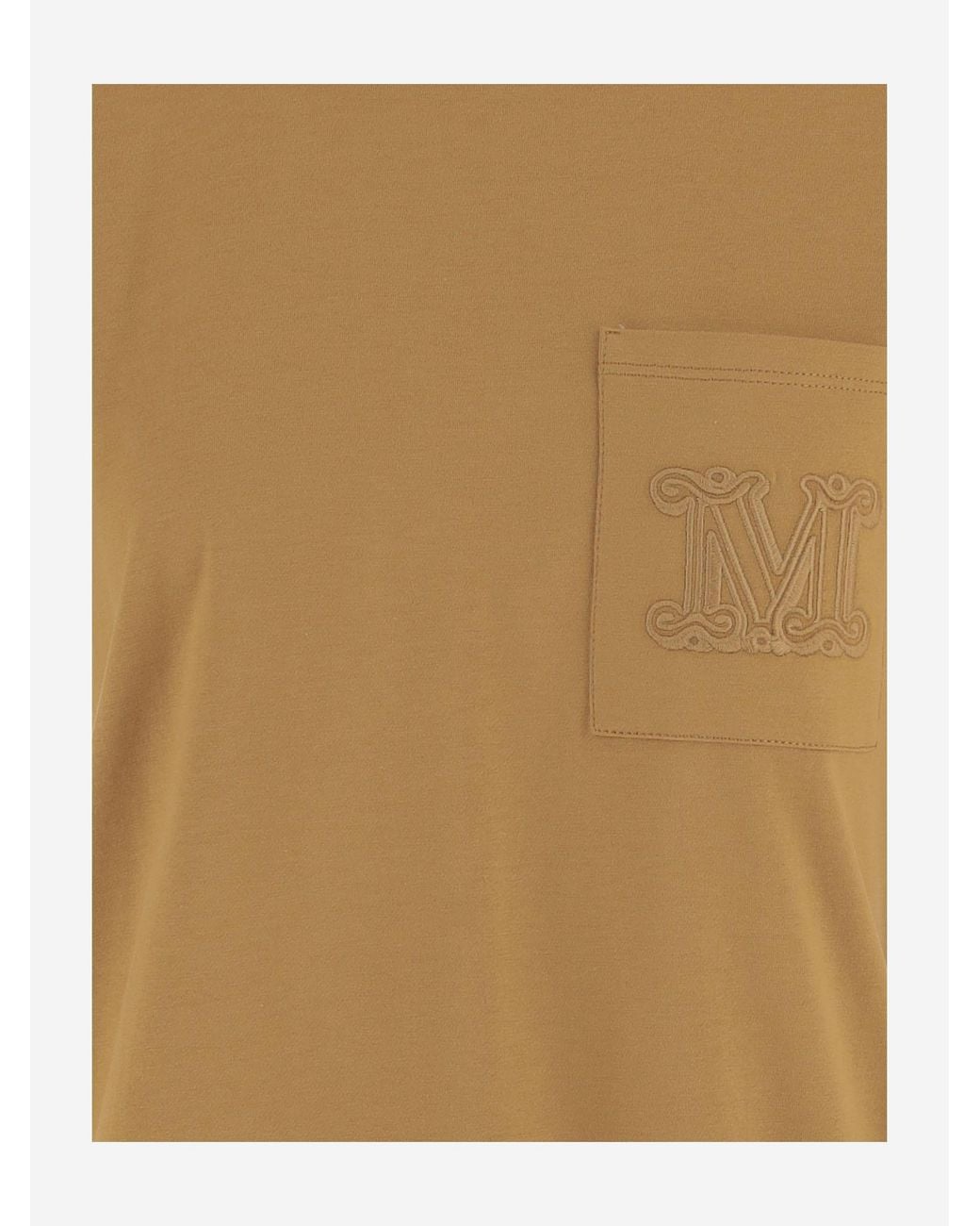 Max Mara Brown Short-Sleeved T-Shirt