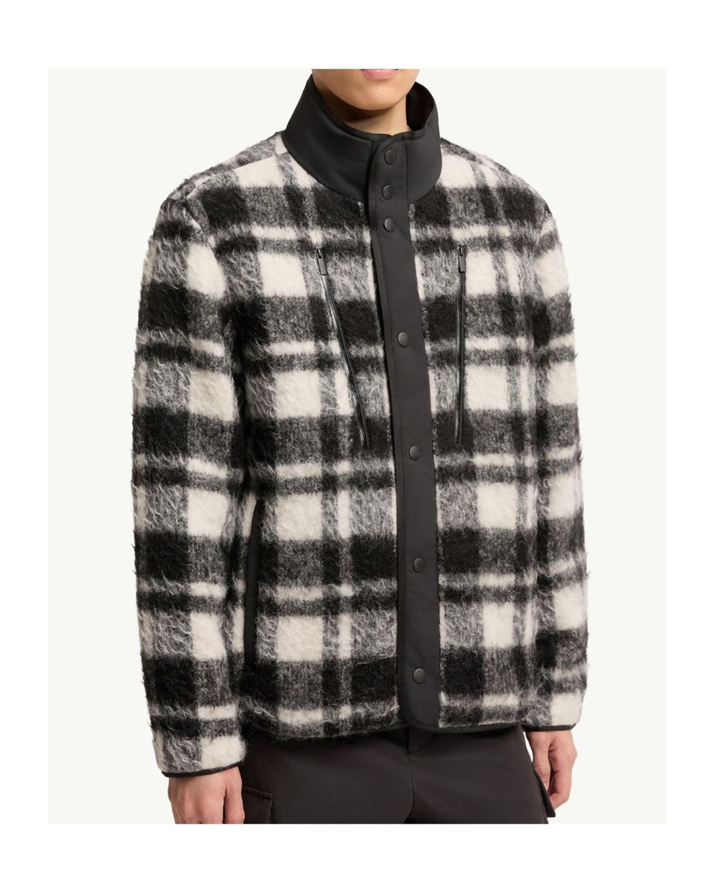 Moncler Gray Scalorbi Mid-Length Down Jacket for men