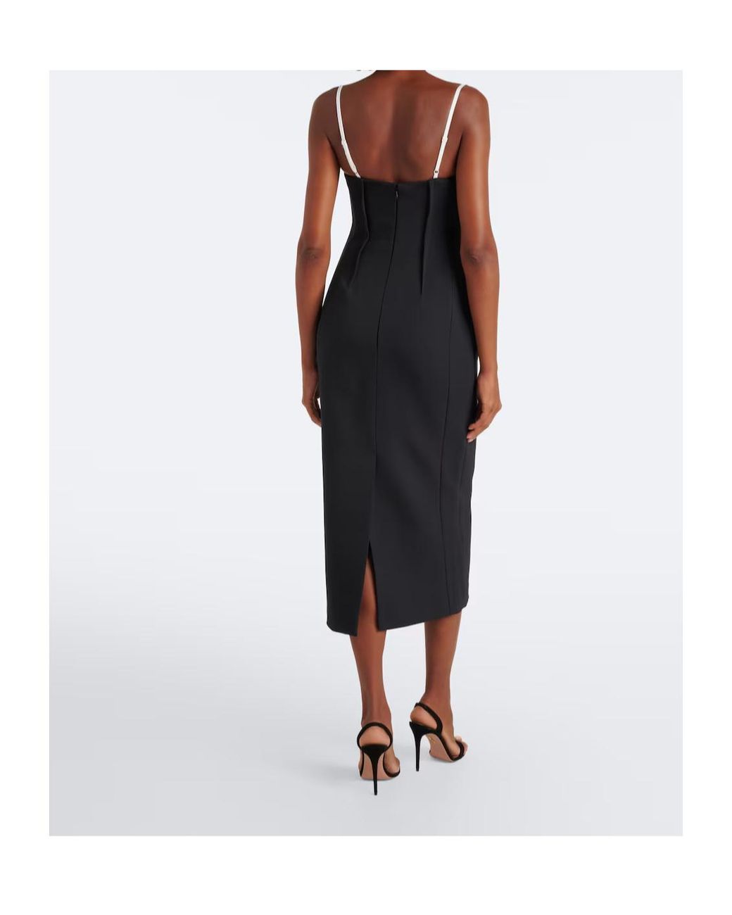 Jonathan Simkhai Black Kristen Bustier Dress