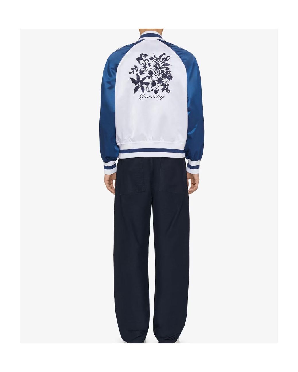 Givenchy Blue Straight-Leg Pants for men