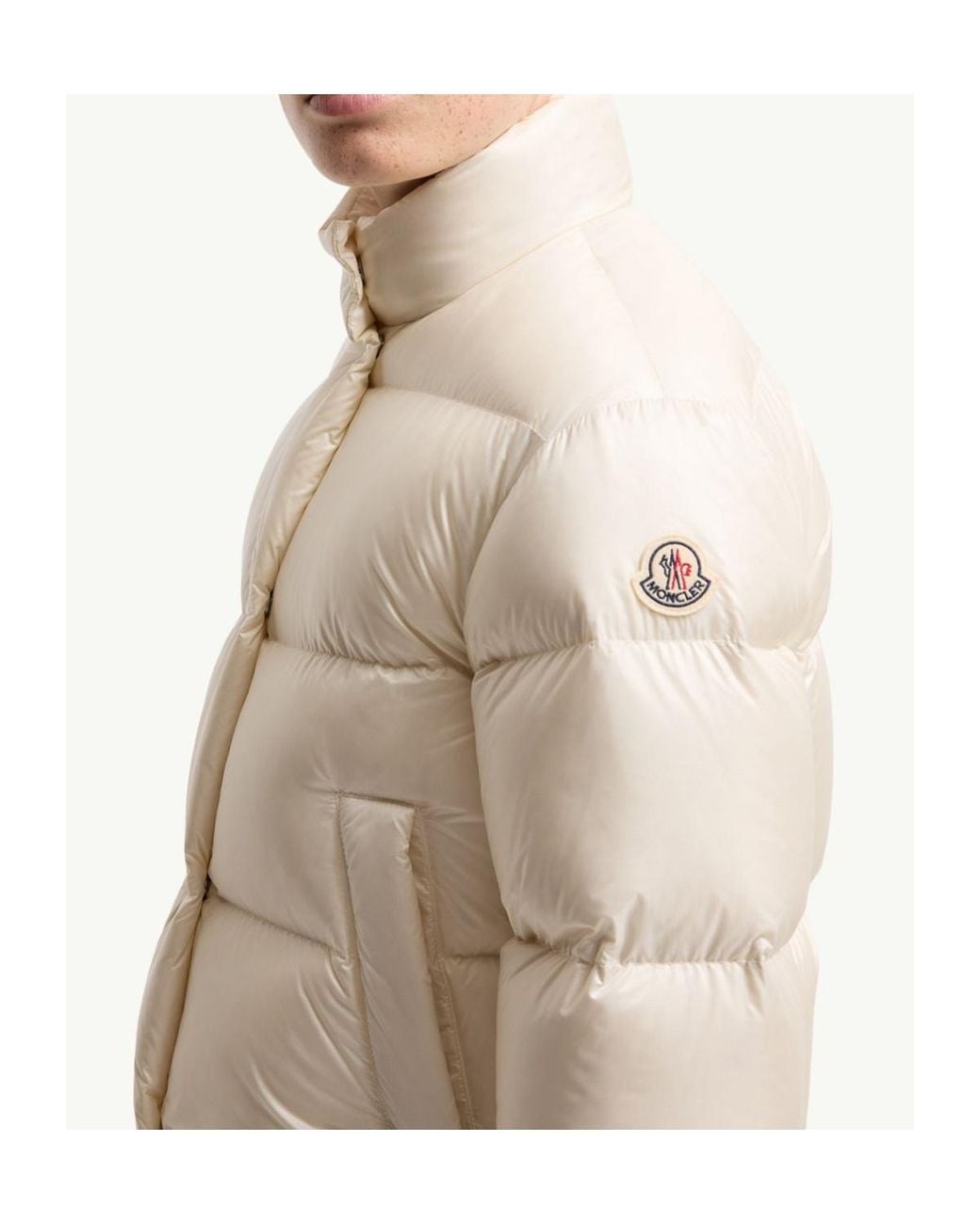 Moncler Natural Tepice Short Puffer Jacket