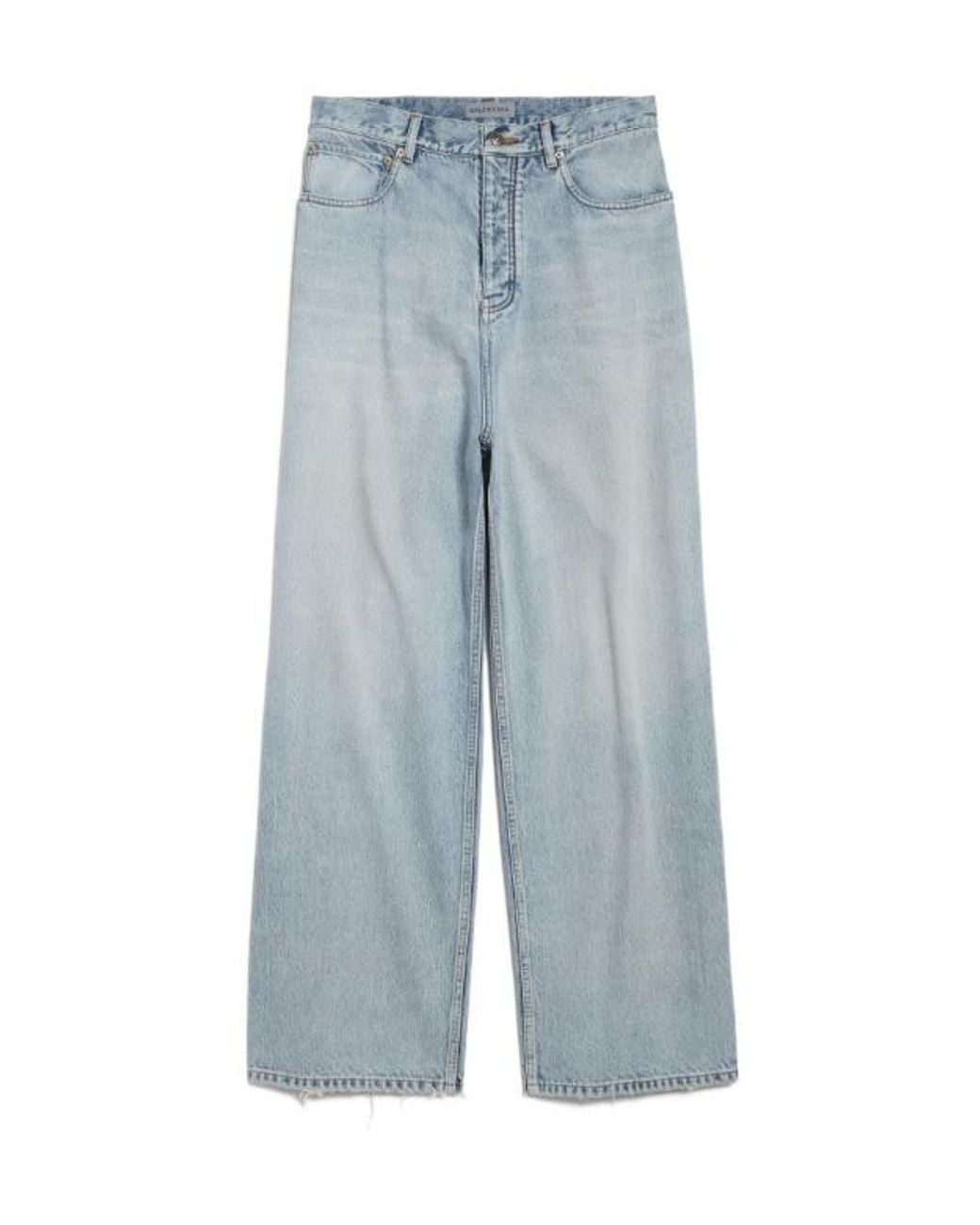 Balenciaga Blue Baggy Fit Jeans