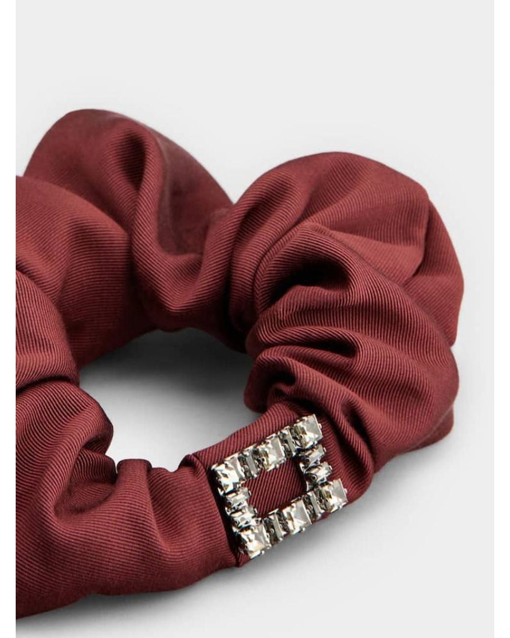 Roger Vivier Red Très Vivier Scrunchie
