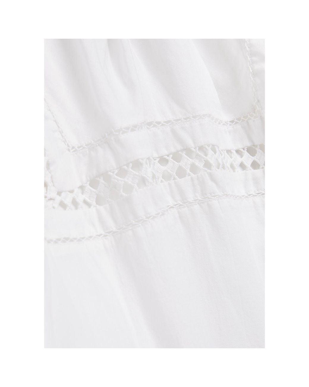 Polo Ralph Lauren White Cotton Short-Sleeve Blouse