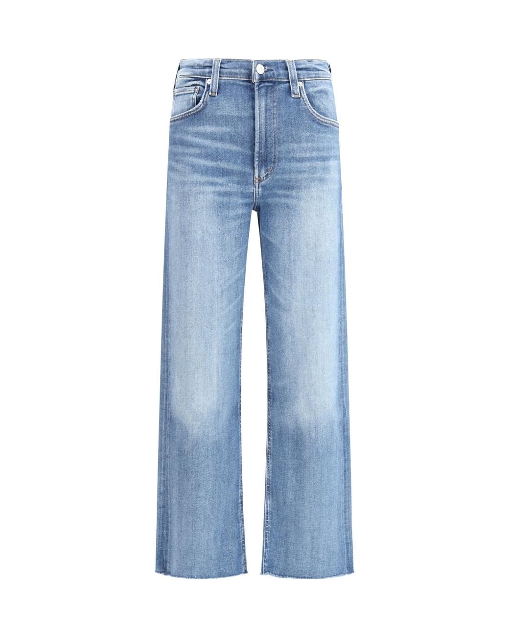 Citizens of Humanity Blue Palma Raw-Hem Jeans