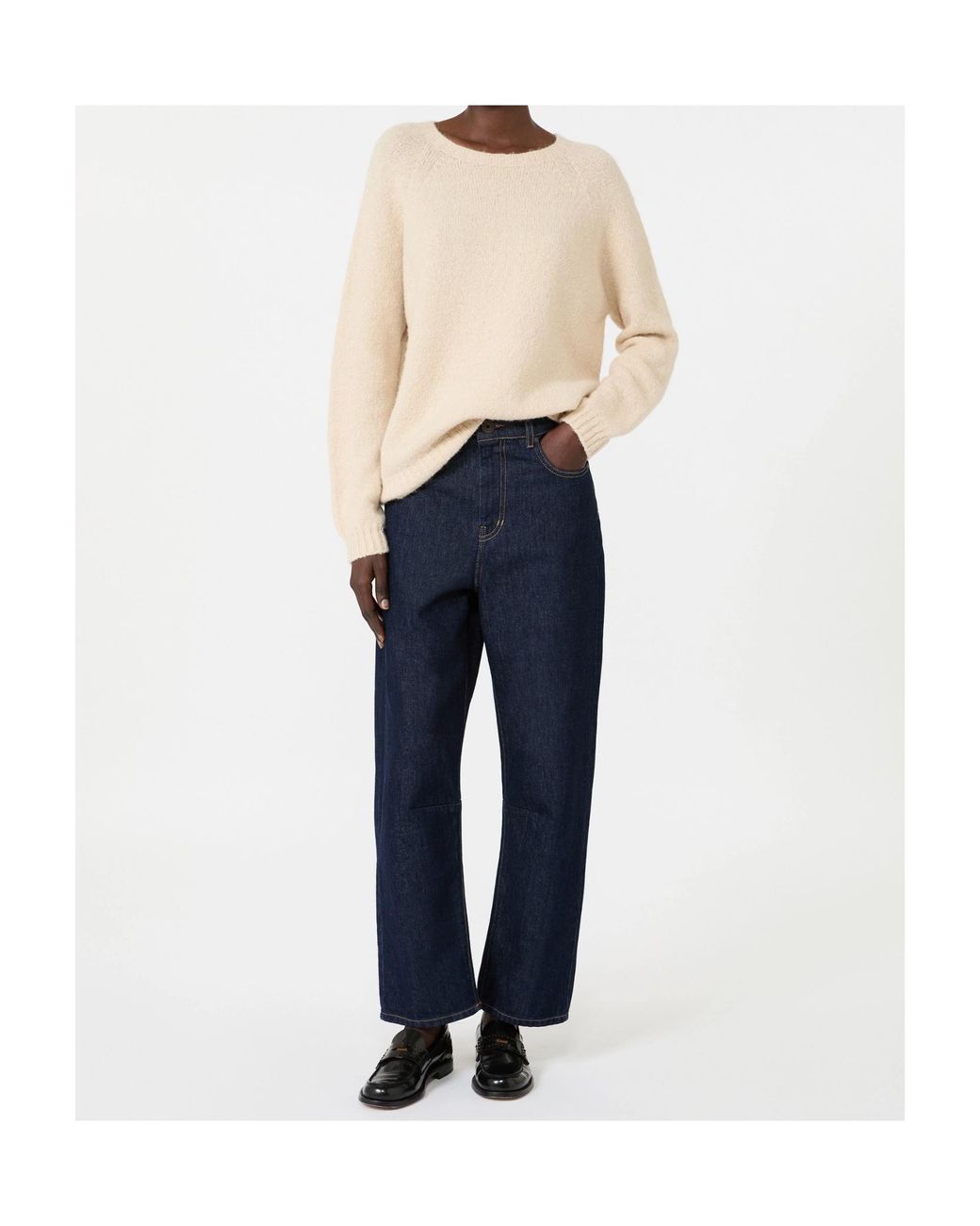 Weekend by Maxmara Blue Barrel-Leg Jeans