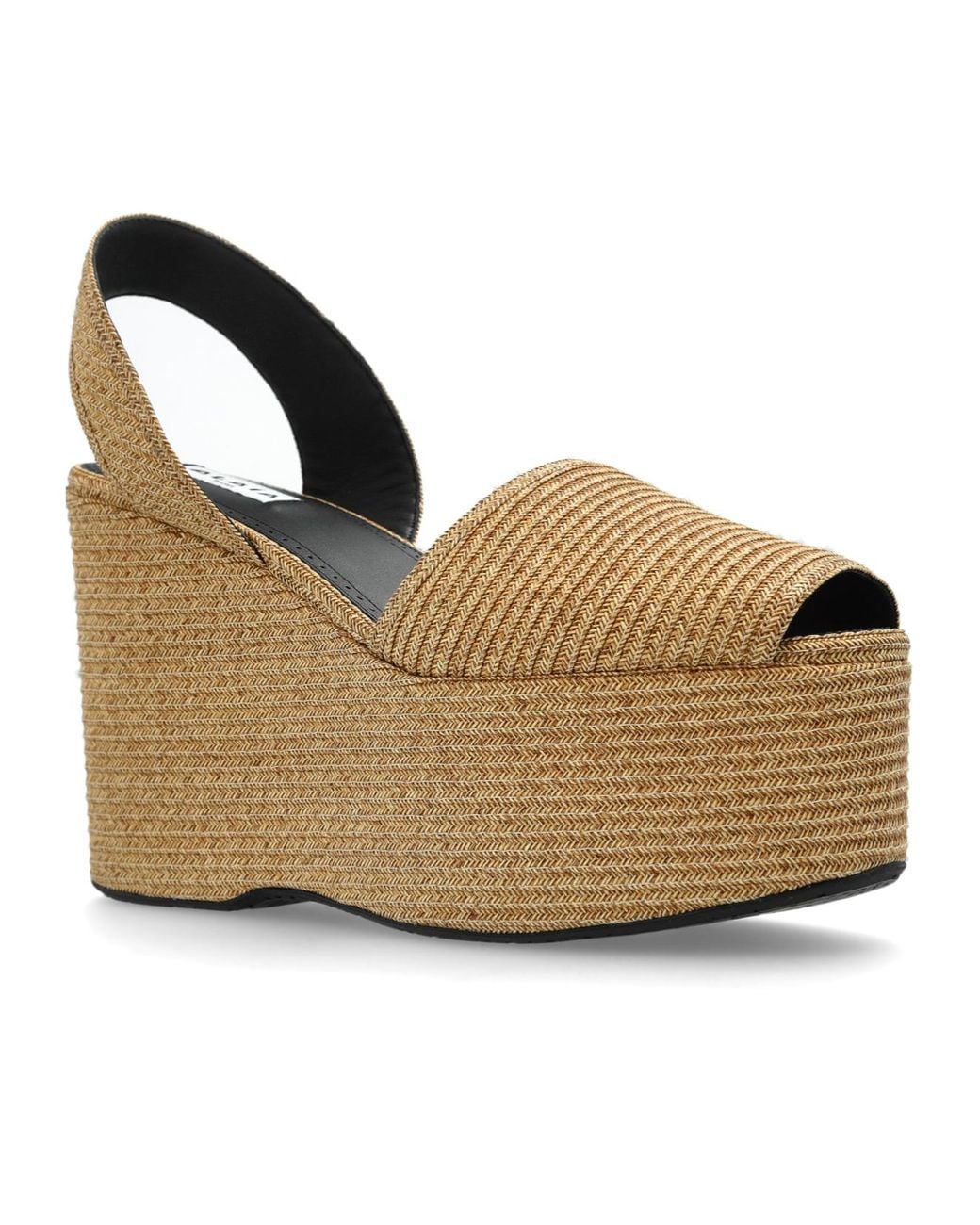 Alaïa Natural 120Mm Platform Wedge Pumps