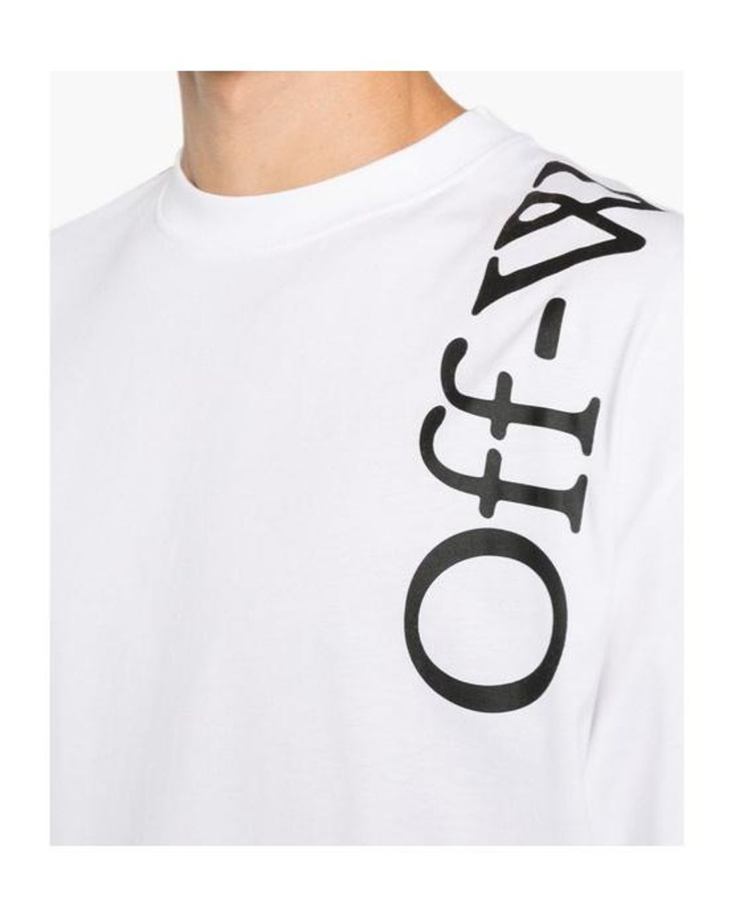 Off-White c/o Virgil Abloh White Vertical Bookish Skate T-Shirt for men
