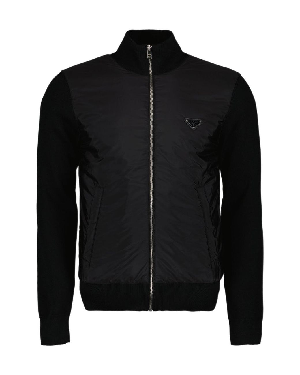 Prada Black Long-Sleeved Casual Jacket for men