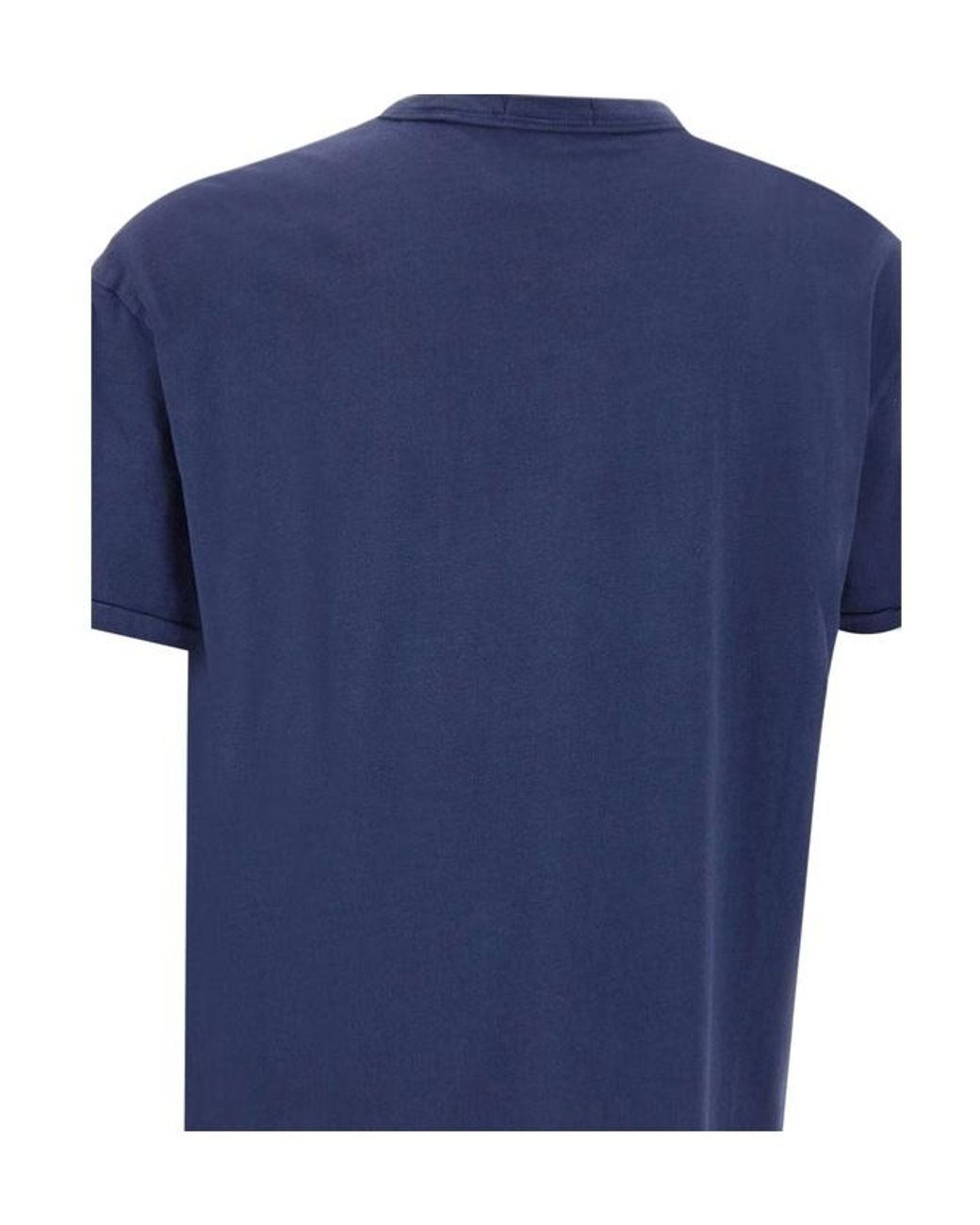 Polo Ralph Lauren Blue Crest Print T-Shirt for men