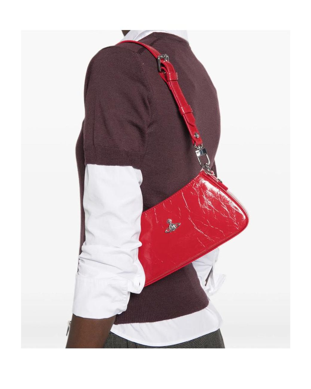 Vivienne Westwood Red Tasha Shoulder Bag