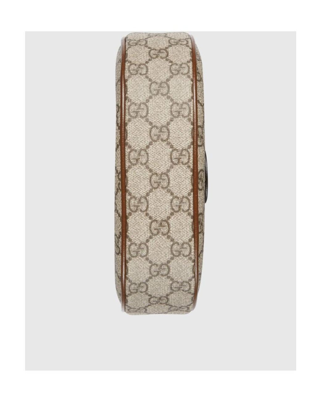 Gucci Gray Gg Half-Moon Mini Bag