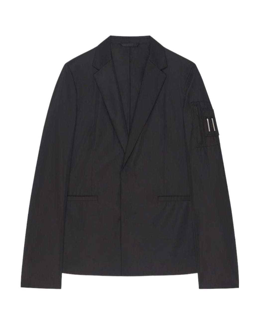 Givenchy Black Single-Breasted Long-Sleeved Jacket for men