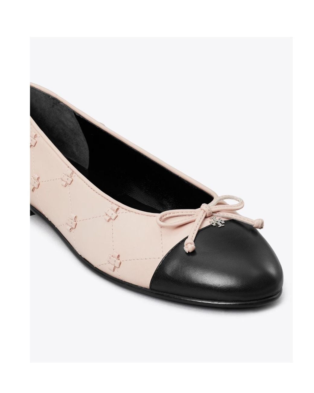 Tory Burch Multicolor Bunny Knot Cap-Toe Ballet Flat