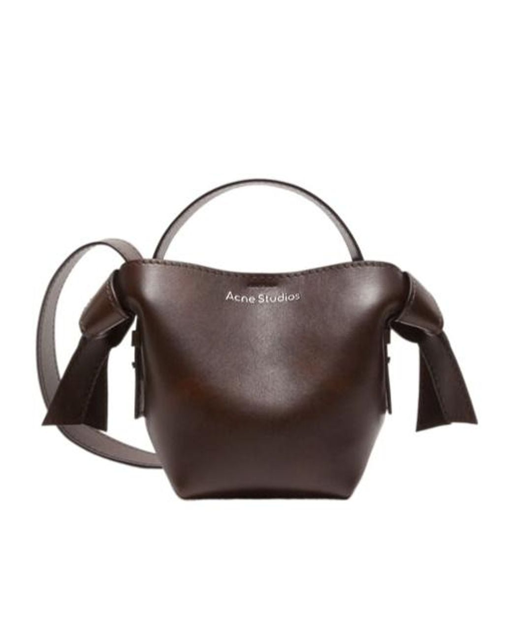 Acne Brown Musubi Mini Shoulder Bag