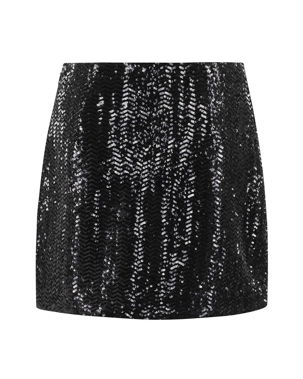 Anine Bing Black Tierra Sequin Embellished Mini Skirt