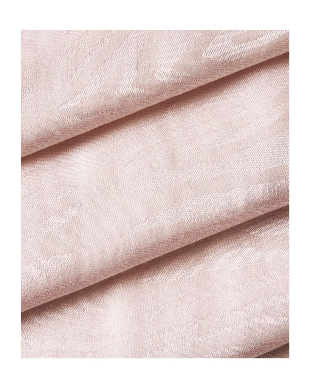 Fendi Pink Tiger Animalier Jacquard Silk And Cashmere Stole