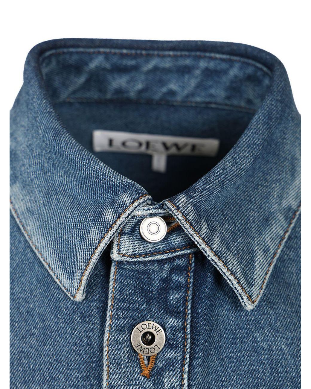 Loewe Blue Anagram Overshirt for men