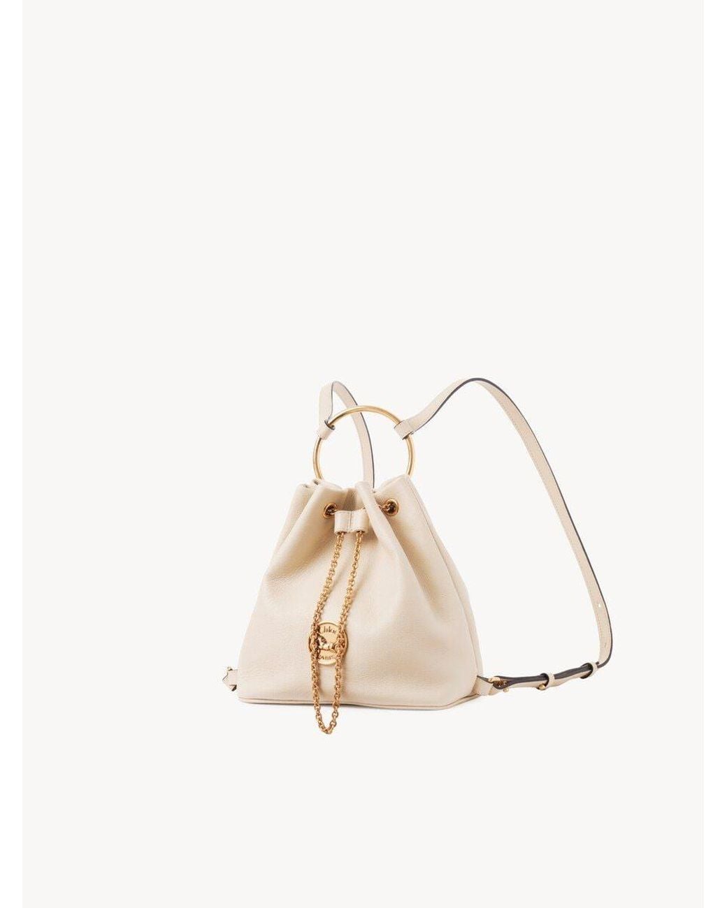 Chloé Natural Chloé Small Bracelet Backpack