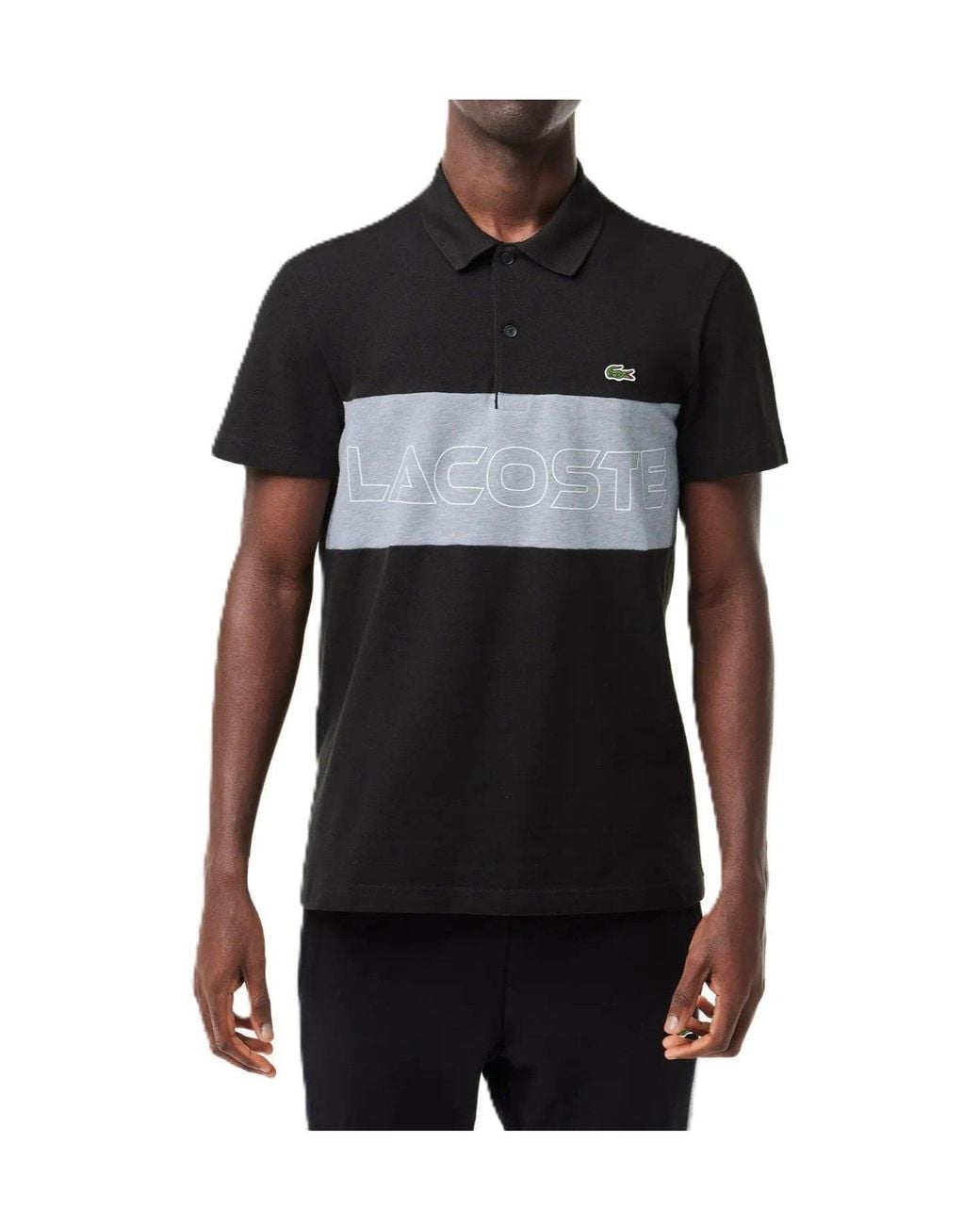 Lacoste Black Ph1470 Polo Shirt for men