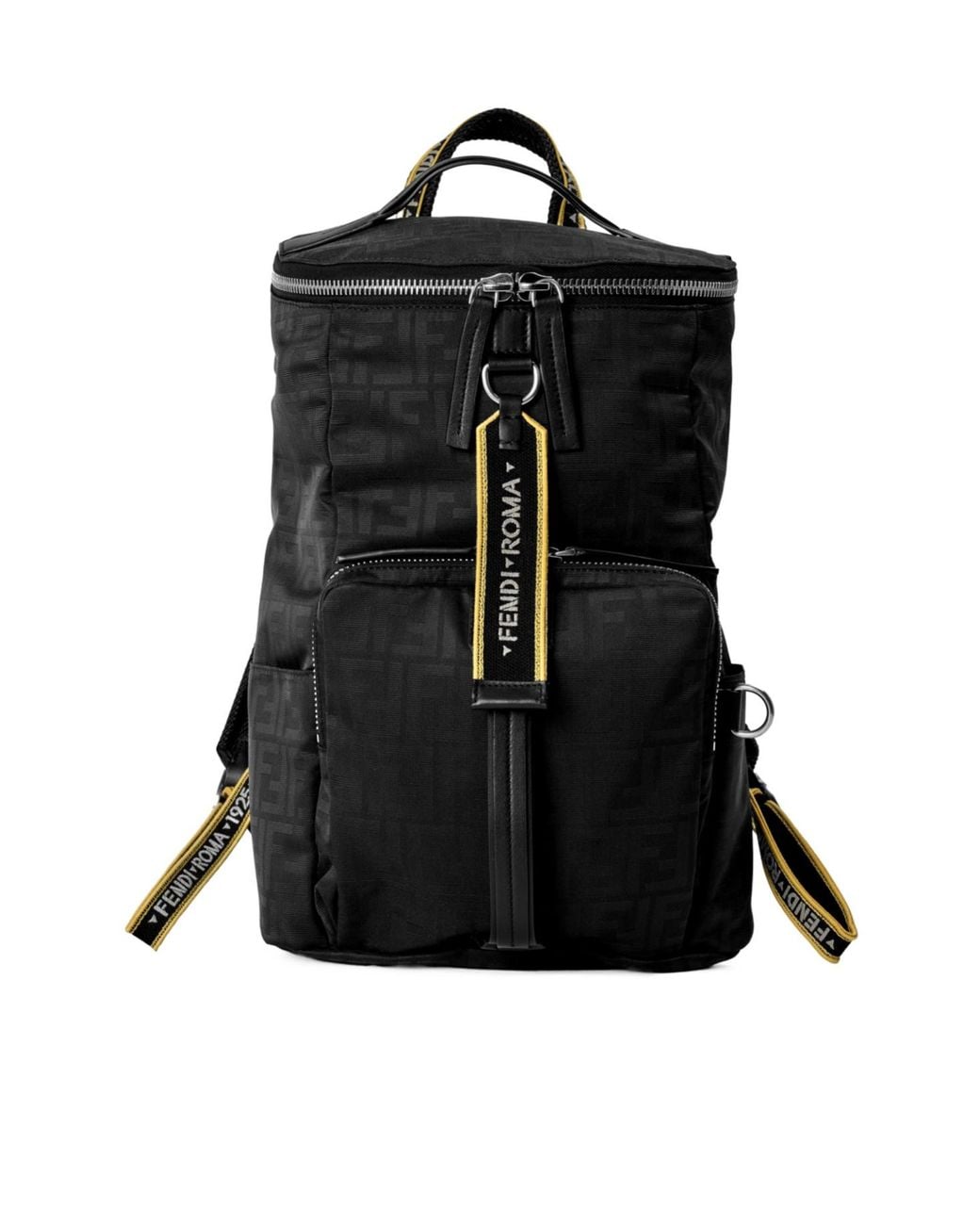 Fendi Black Nylon Backpack for men