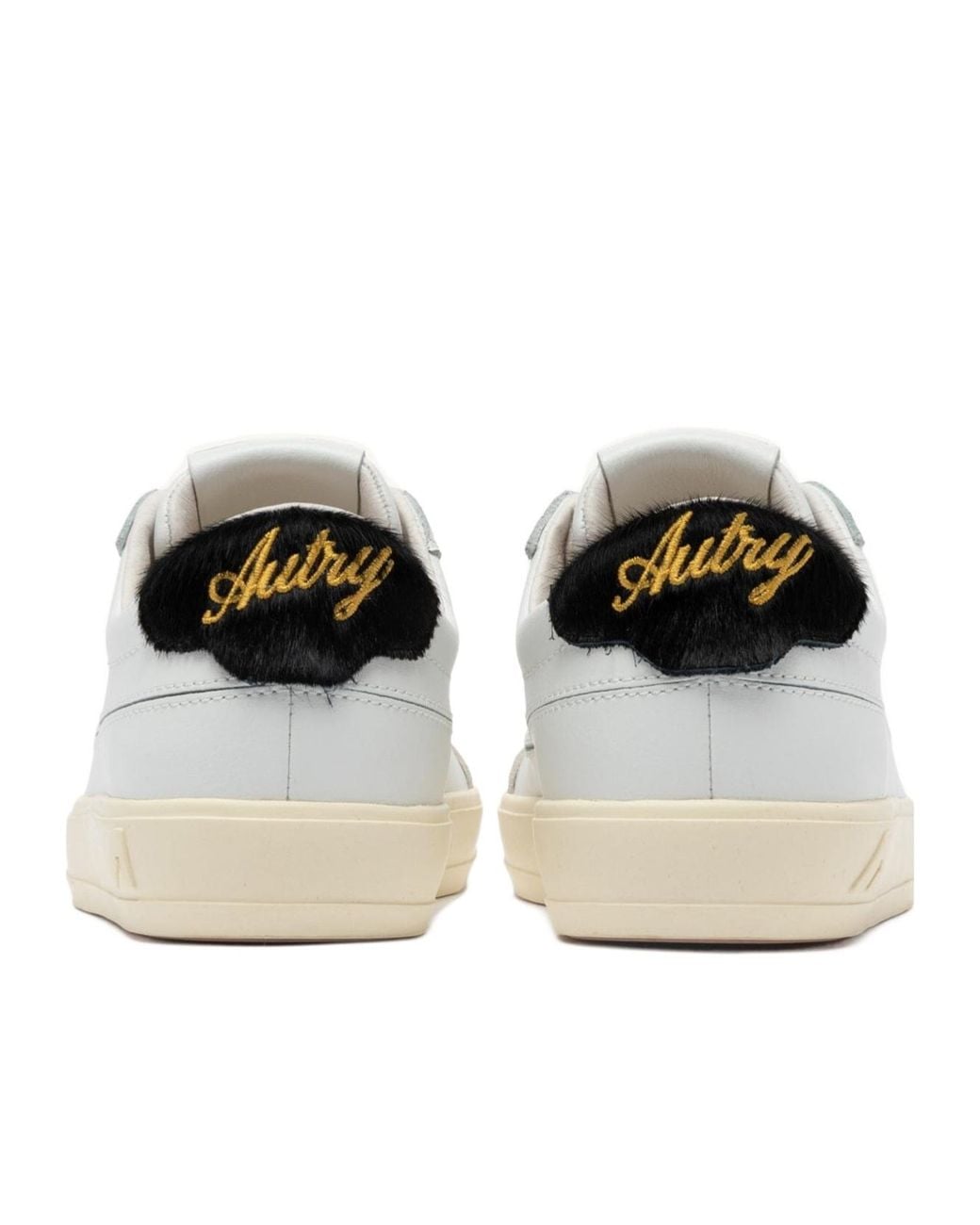 Autry White Flat-Soled Sneakers