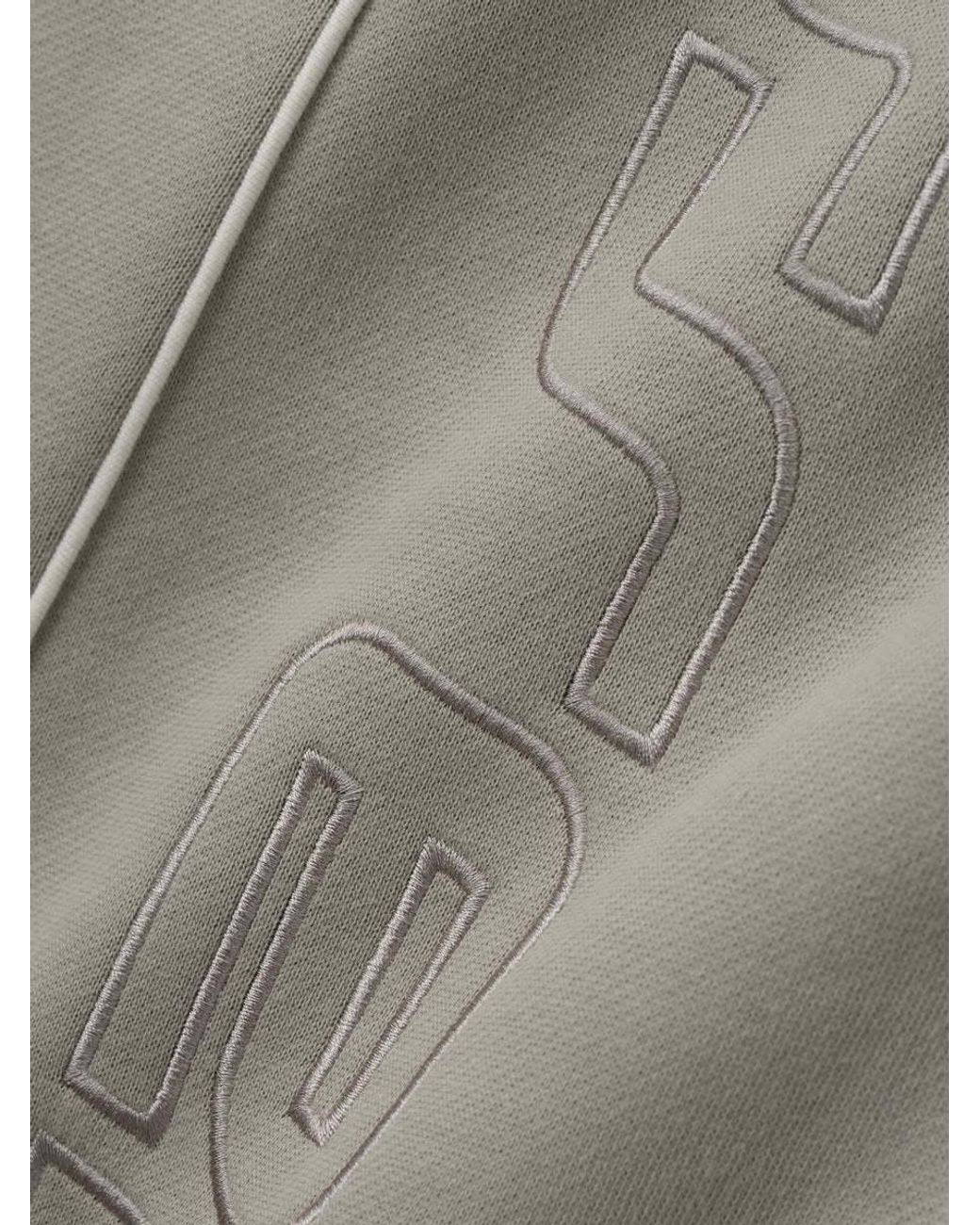 Fear Of God Gray Logo Drawstring Joggers for men