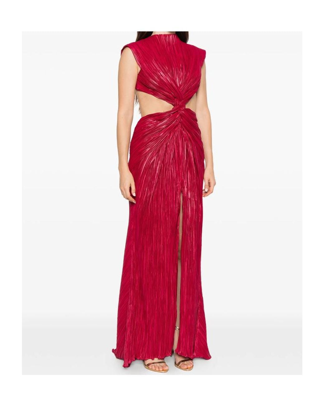 Cult Gaia Red Sleeveless Dress