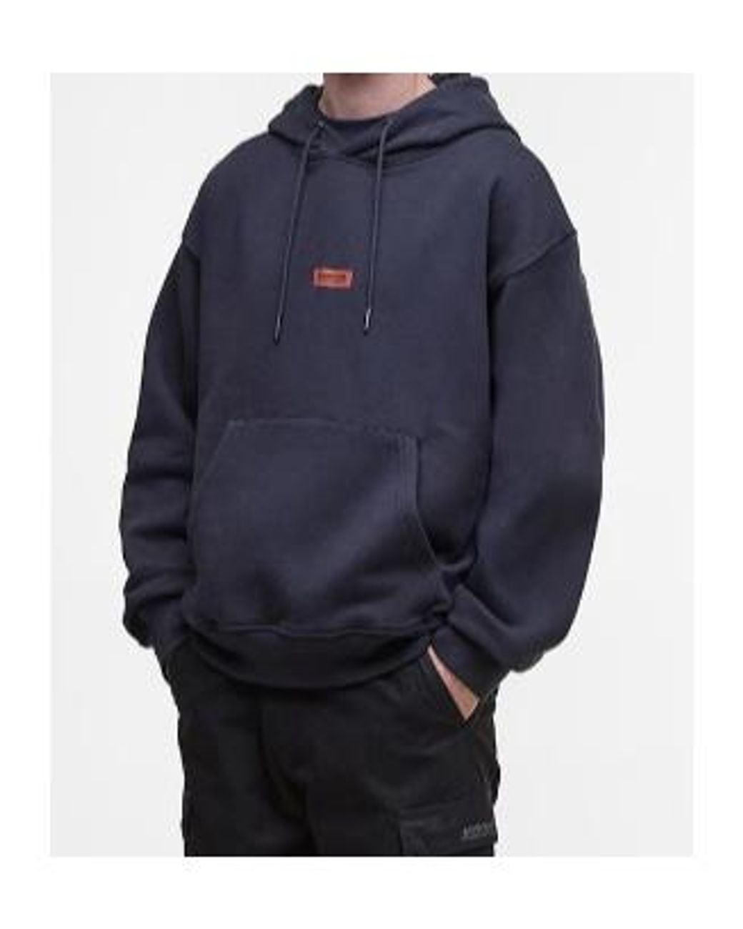Barbour Blue Lever Graphic Hoodie for men