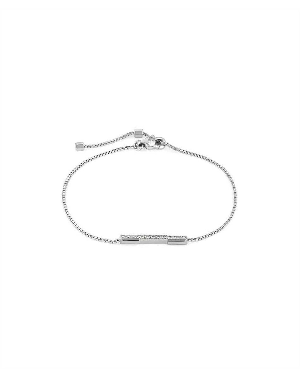 Gucci White Logo Bracelet