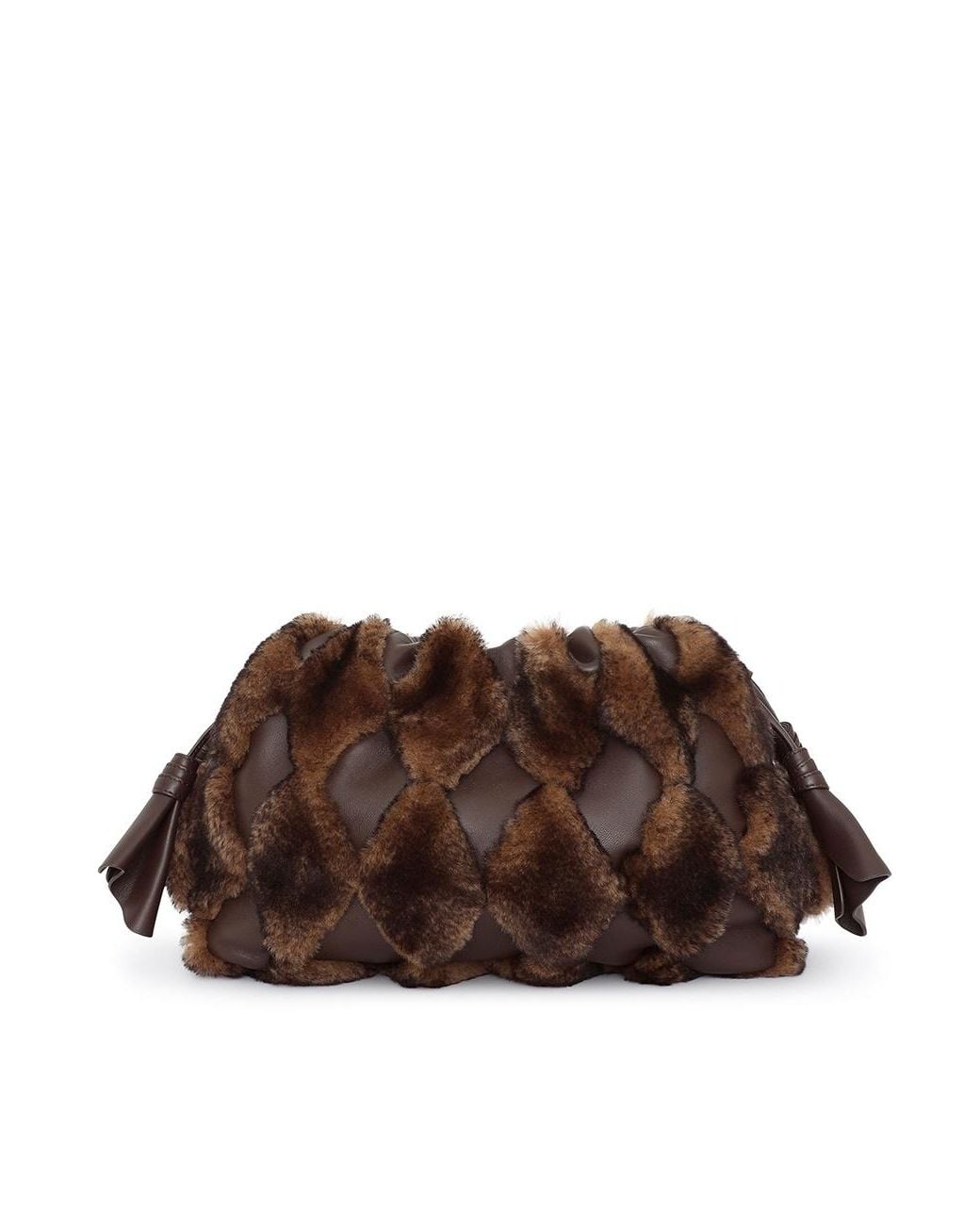 Zimmermann Brown Cloud 91 Quilted Medium Clutch Bag