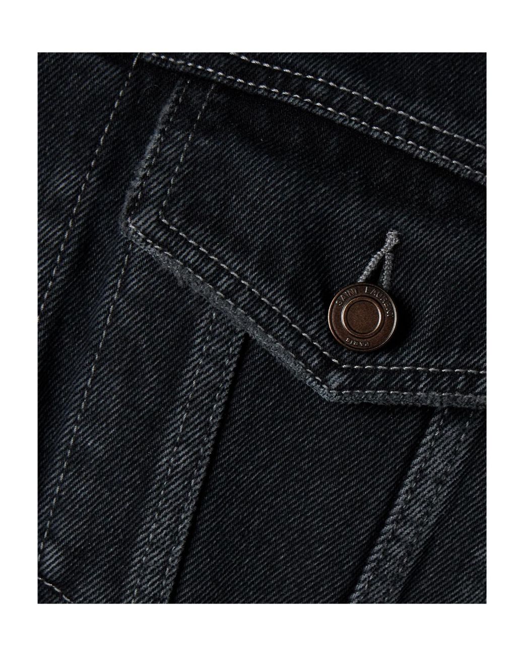 Saint Laurent Blue 80's Denim Jacket