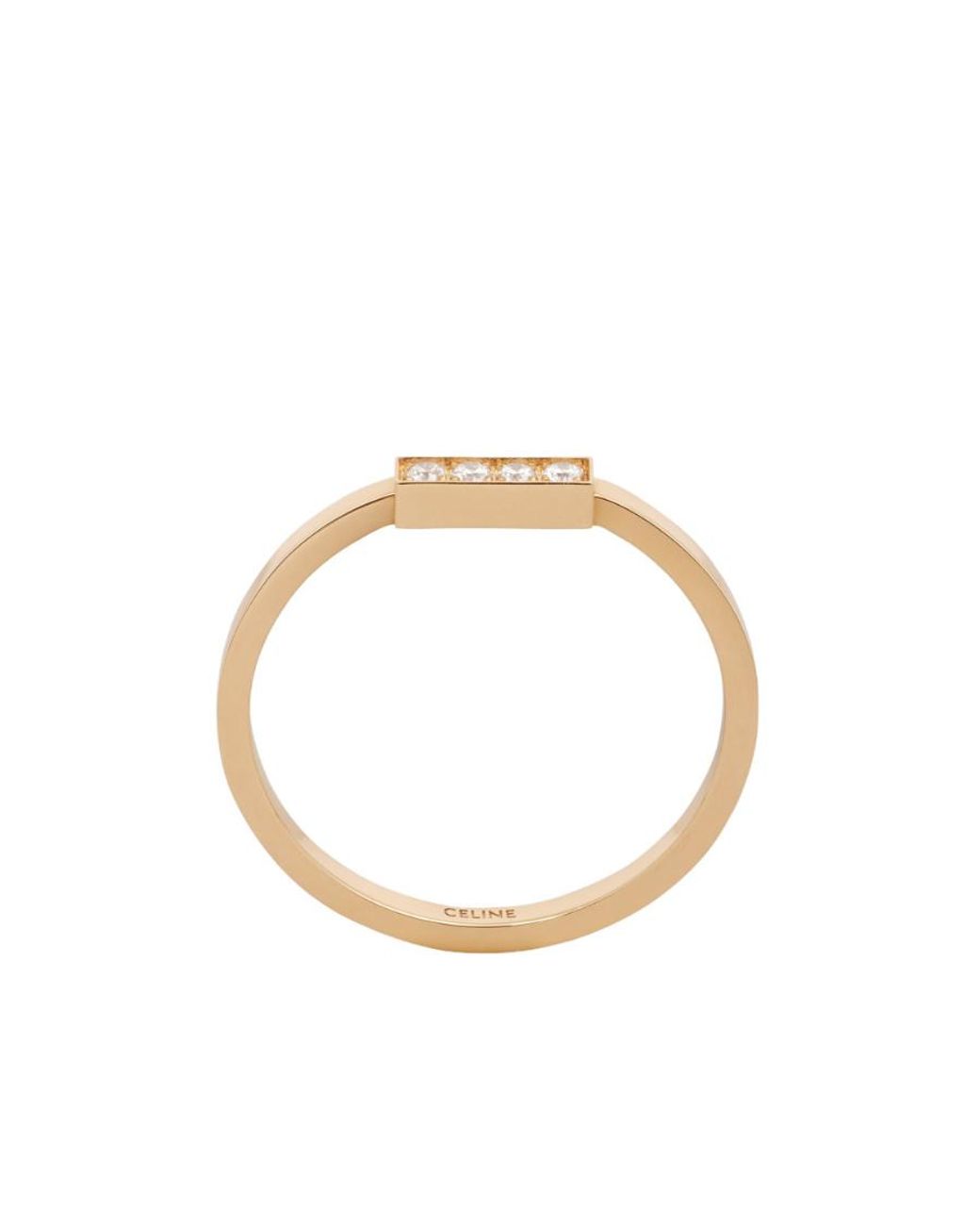Céline Metallic Line Ring